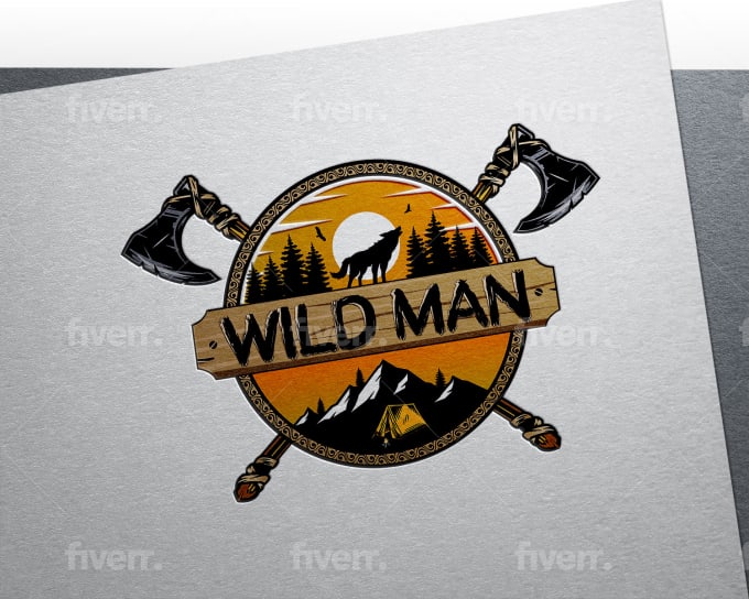 Check out new work on my @Behance profile: Outdoor Hunting Fishing  Retro/Vintage logo design