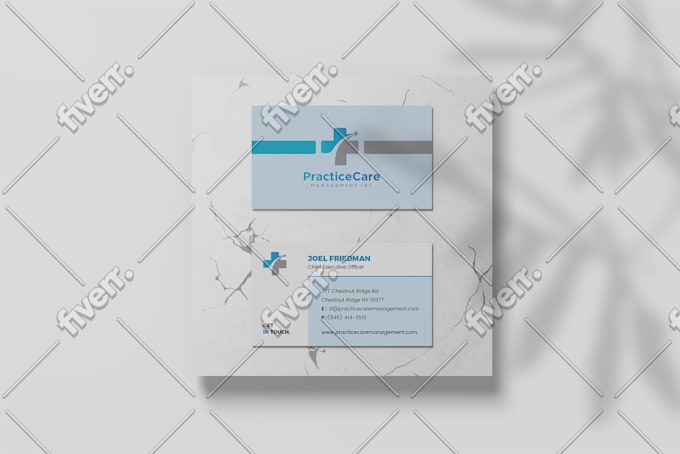design a modern business card and stationeries
