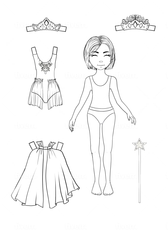 Do a paper doll by Ambra_saccani