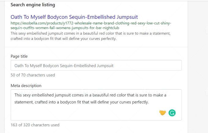 write clothing descriptions and do product listing