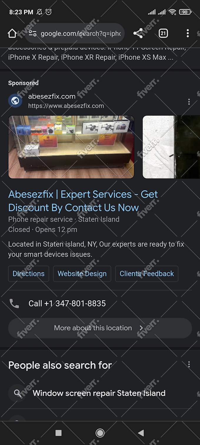 run google ads for cell phone repair services in USA and canada