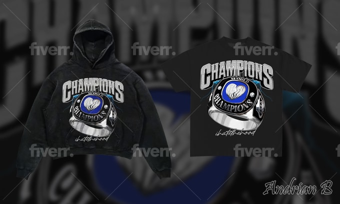 Champion hoodie custom 2025 design