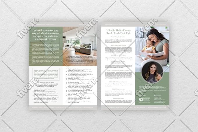 design professional media kit, flyer, brochure
