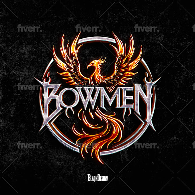 超格安価格 a Design logo Fiverr | Aychuck by band rock or djent your for その他