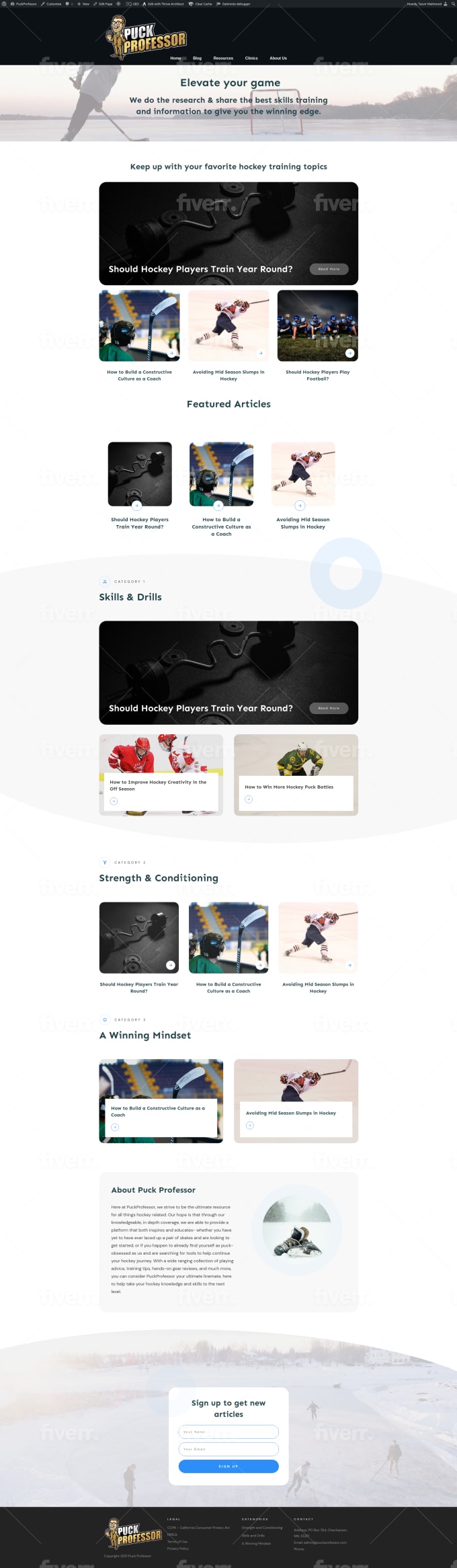 setup and customize thrive theme builder shapeshift theme