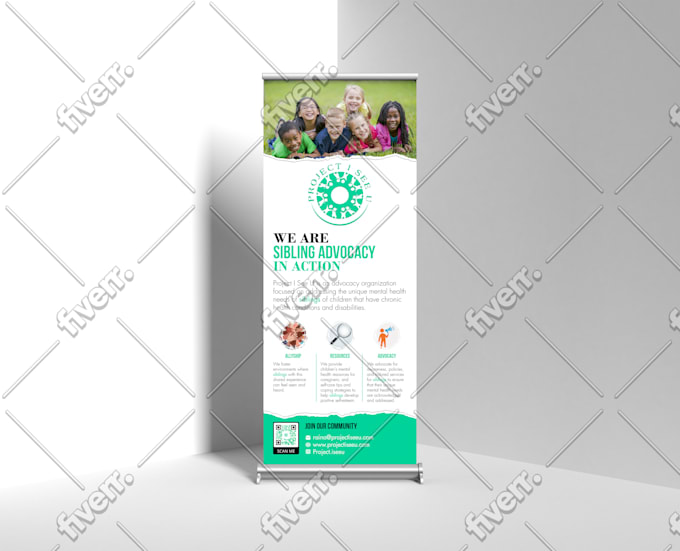 Design roll up banner, retractable, stand sign, pop up, pull up