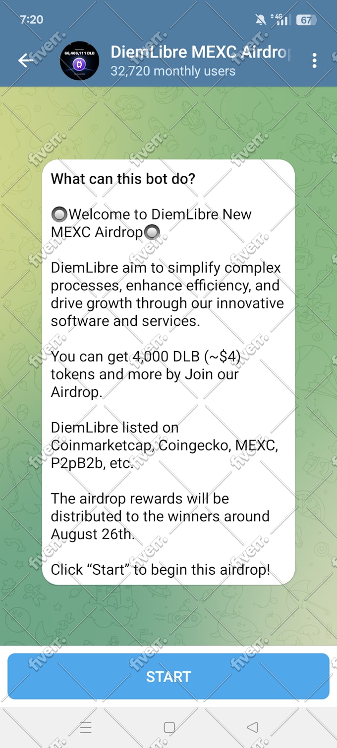 make custom airdrop bot for your project