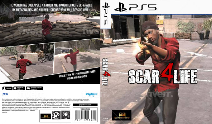 Made some PS5 inspired cover for PS4 games, along with Cross-gen PS5 games  that lack their own native disc : r/customcovers