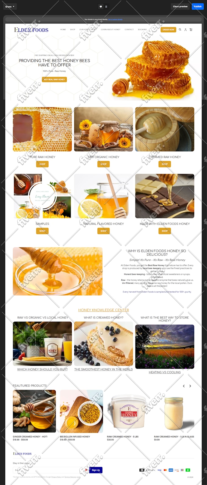 I will square website square online store square website design - Image 8