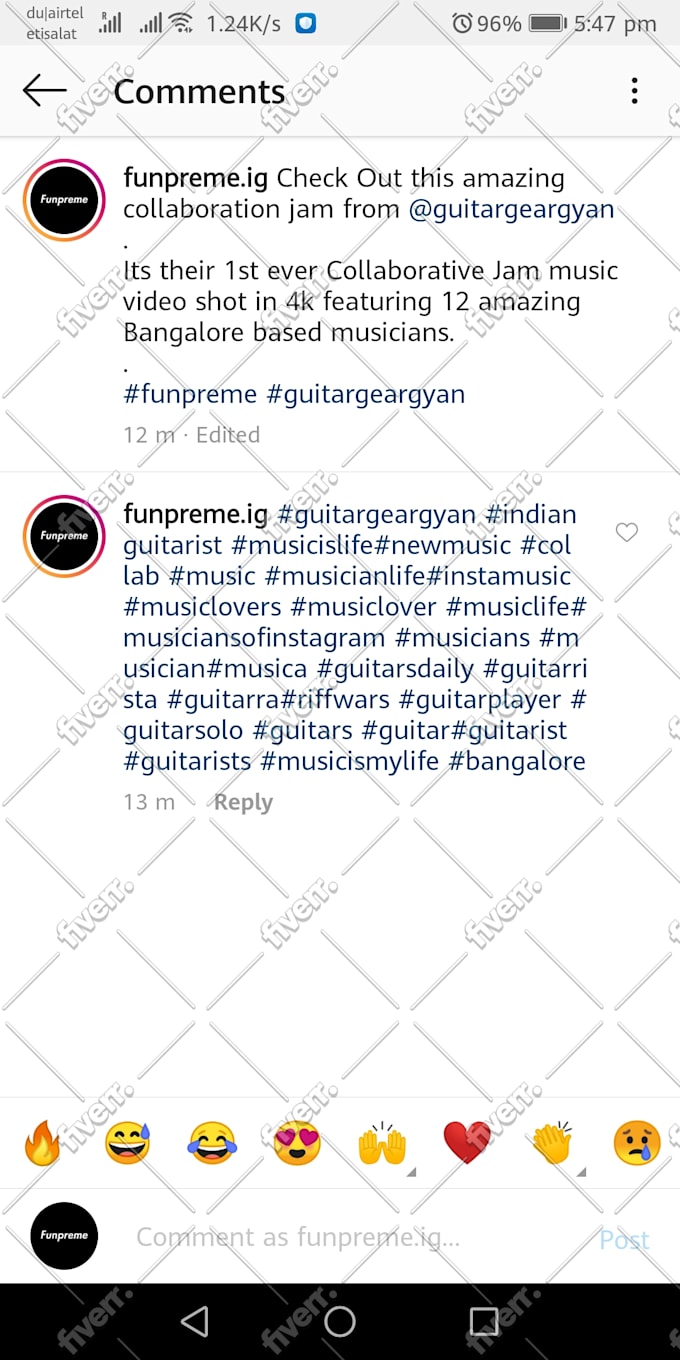 Gib dir einen instagram-gruß an meine virale meme-seite