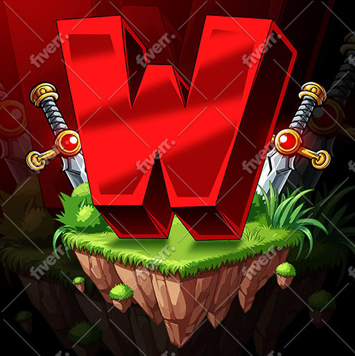 W Minecraft Logo 301x350