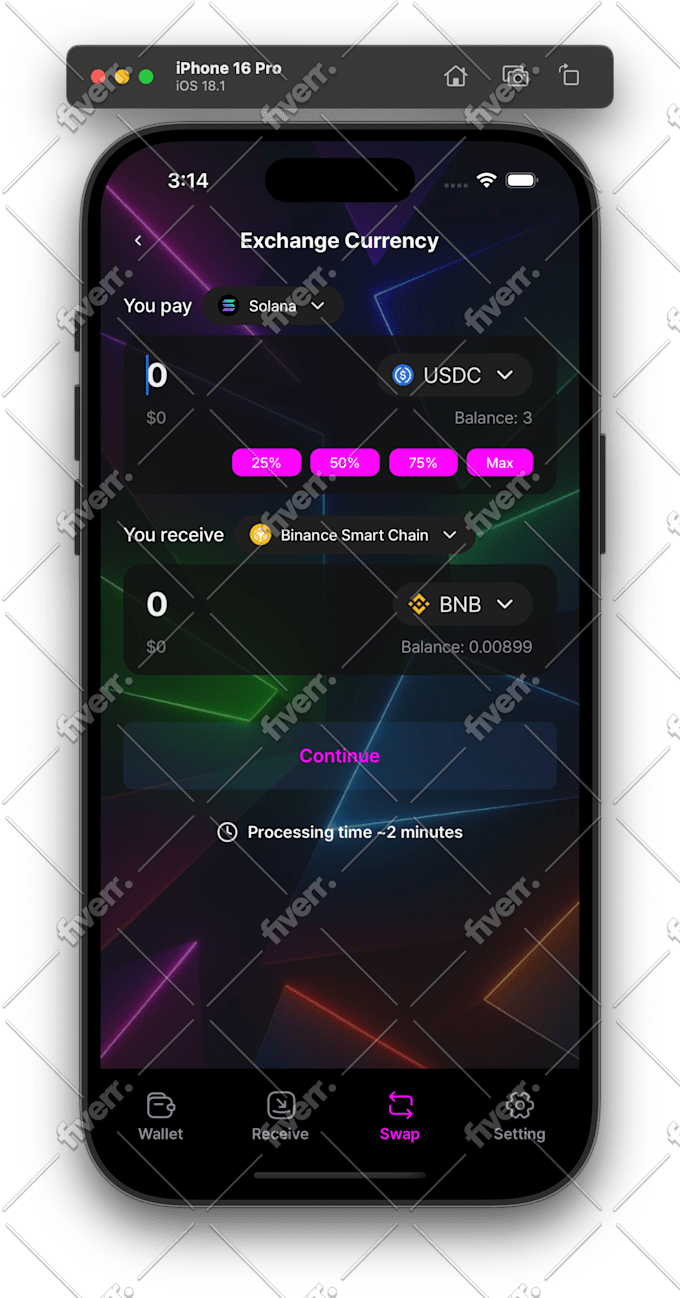 Build crypto or fiat mobile wallets and exchange platforms by Adnankhan1001  | Fiverr
