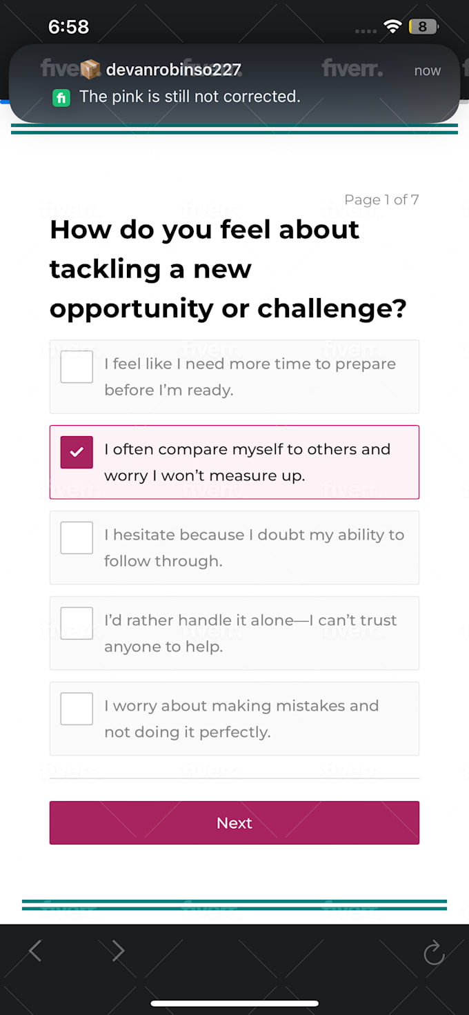 Make website online quiz survey form or questionnaires by theseofixer