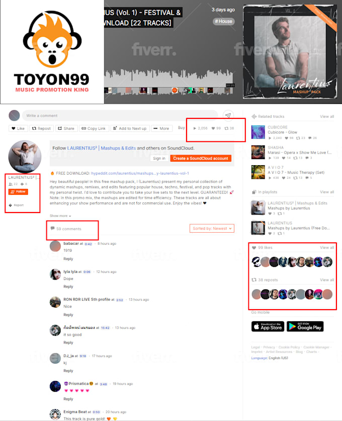 do viral music promotion on soundcloud