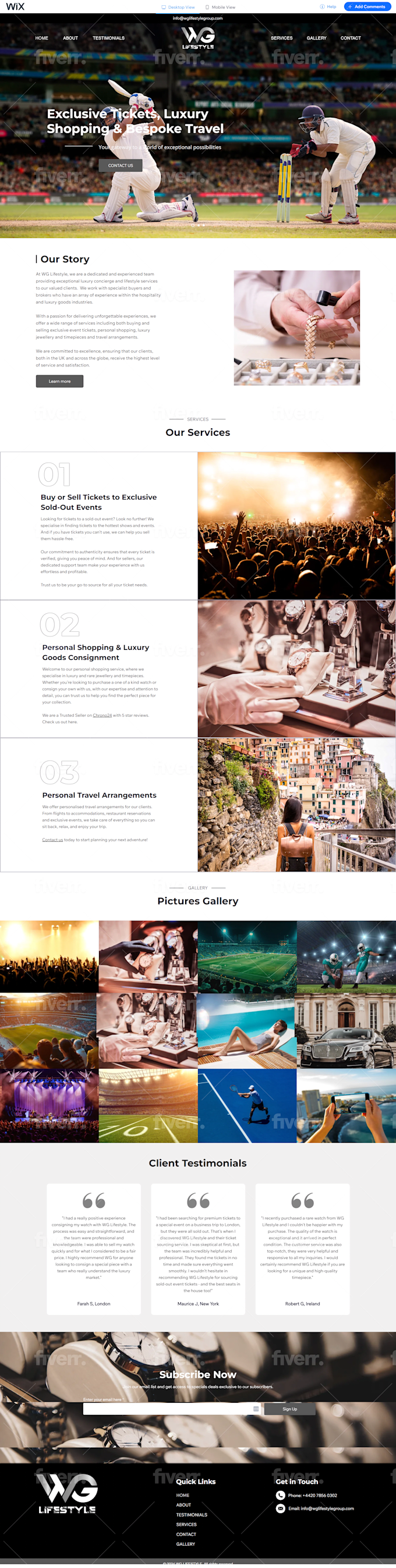 I will create wix website design or wix redesign or wix studio or wix ecommerce website - Image 8