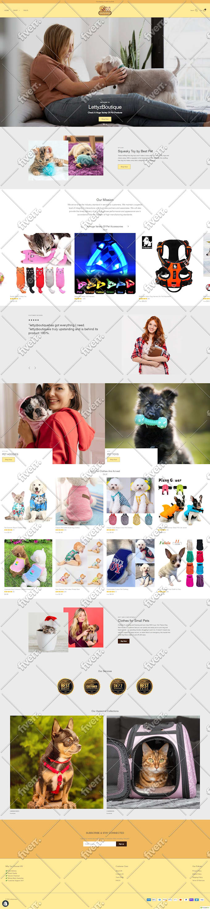 Build profitable shopify dropshipping store shopify website or shopify