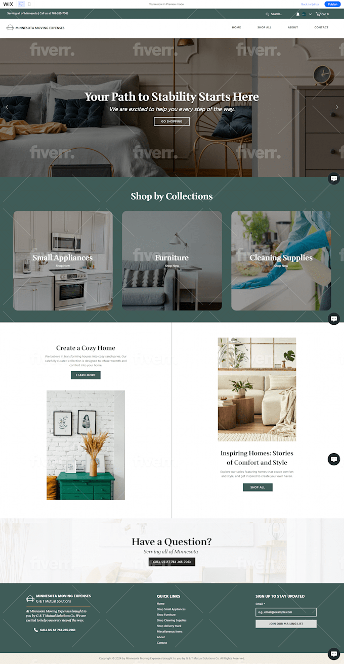I will design wix or redesign a wix website design or wix online store - Image 8