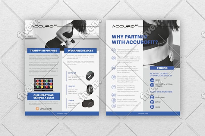 design professional media kit, flyer, brochure