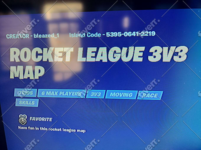 Make any custom related fortnite creative map and publish it by - Main Image