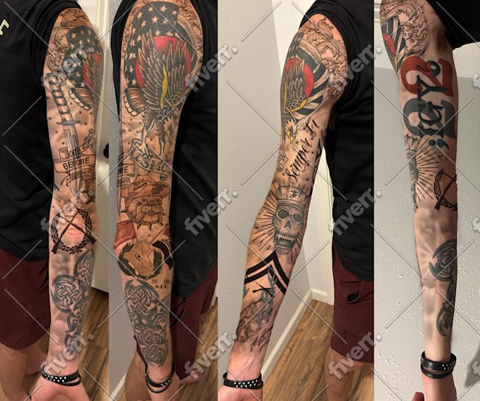 fuente de tatuaje semper fi