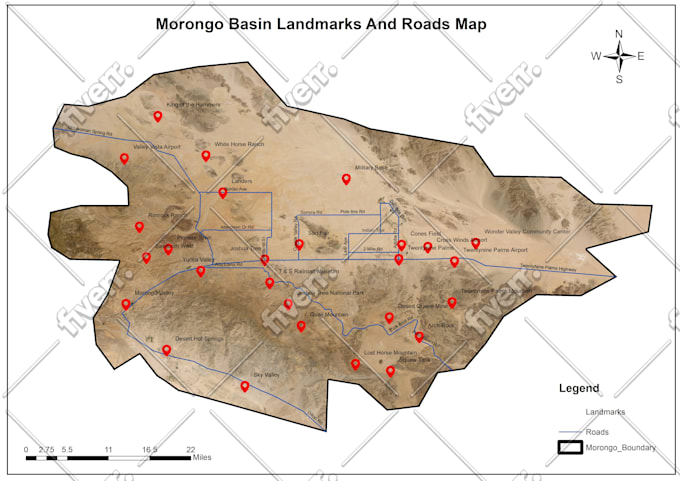 Make professional maps in arcgis with full layouts by Khanzeb95 | Fiverr
