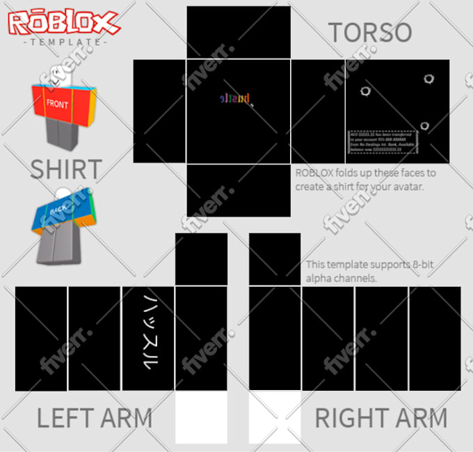 Roblox Shirt Transparent Png Template Roblox