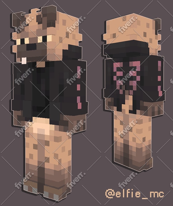 Make you a custom minecraft skin by Elfie_mc Fiverr