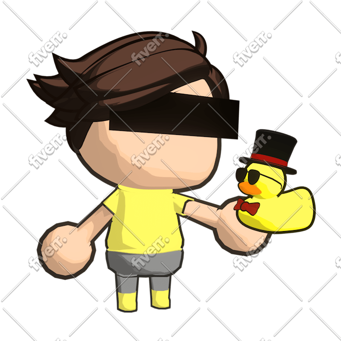 Make a gfx 3d chibi version of your roblox character by Luxx_panda