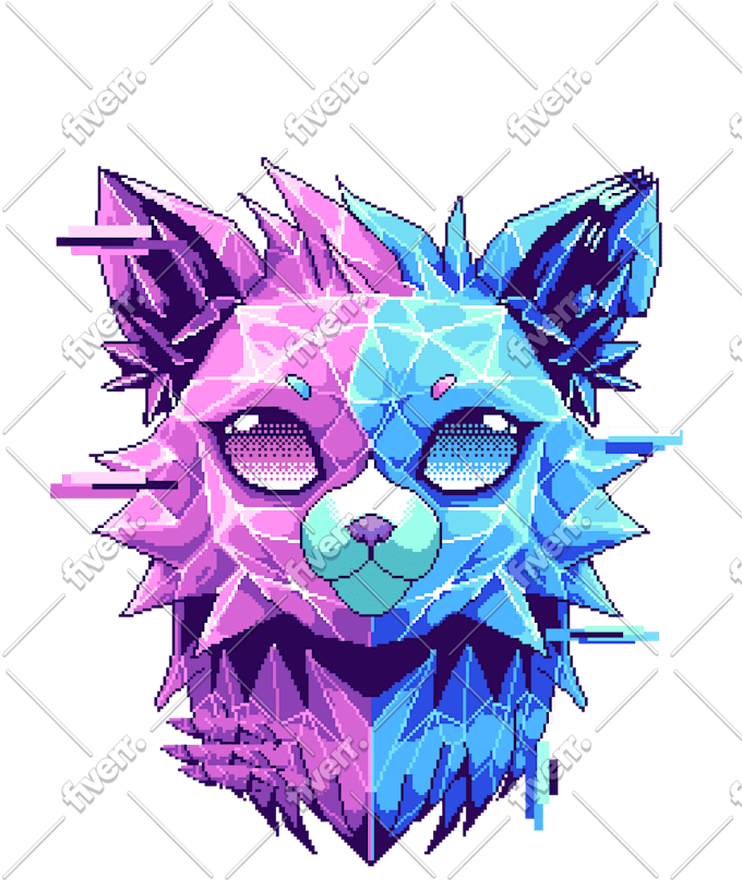 draw pixel art pngtuber of your twitch channel