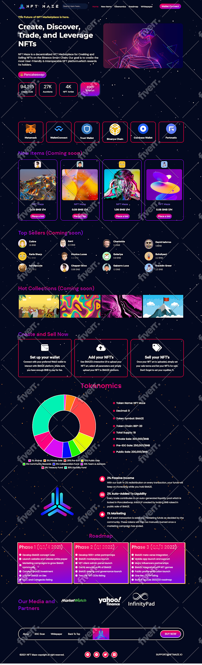Create a cryptocurrency selling and ico launching website by Saqib_zahoor |  Fiverr