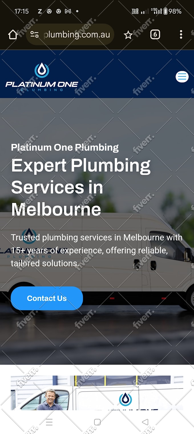do professional handyman, junk removal, plumbing or pressure washing website