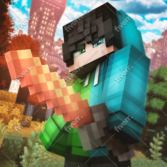 how to make a minecraft profile picture for youtube