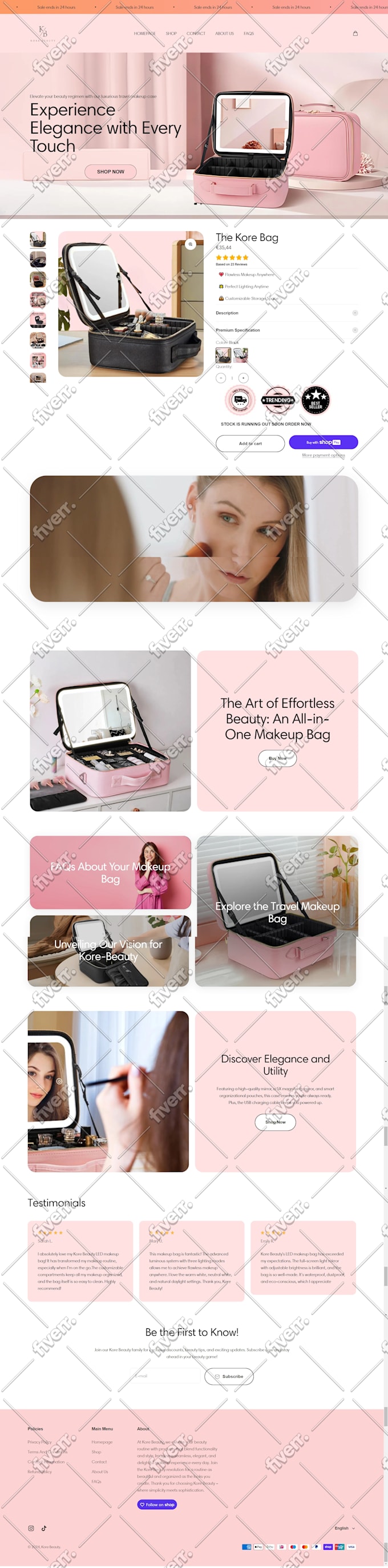 I will create, design, redesign shopify ecommerce website, design dropshipping store - Image 9