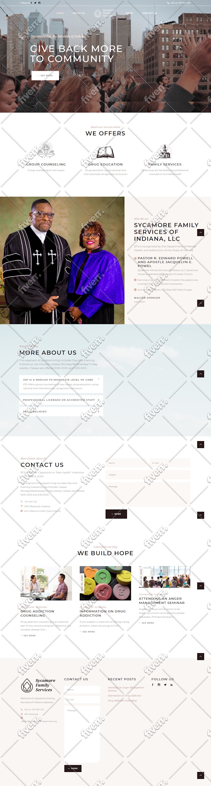 build a responsive wordpress business website with free hosting