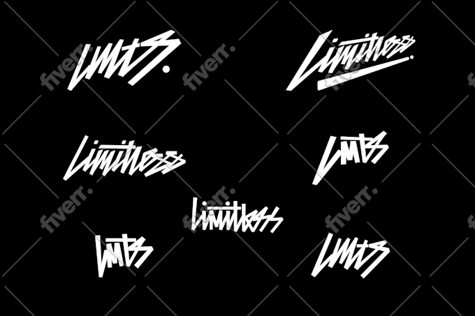 Custom handwritten logo design inspired by stussy style and patta