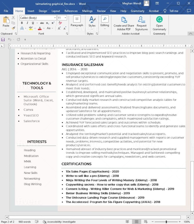 I will create your mid career resume, cover letter, linkedin - Image 4