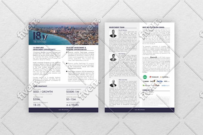 design professional media kit, flyer, brochure