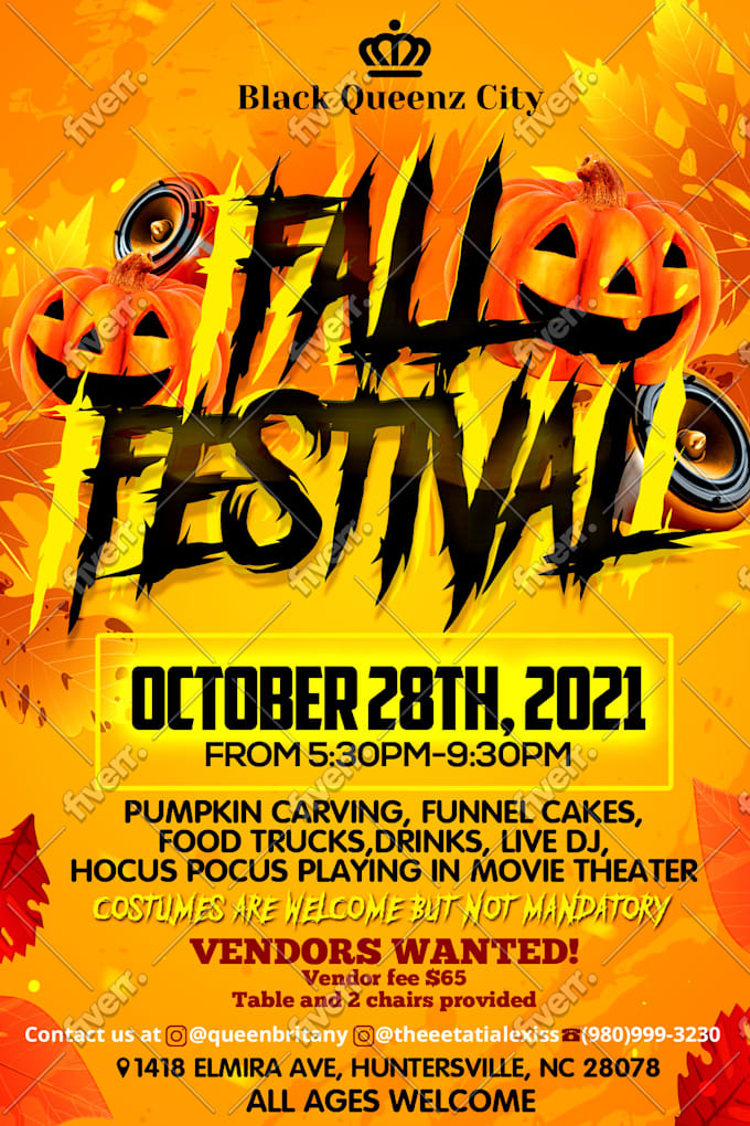 Design your halloween flyer or poster in 24 hours by Knok_designs