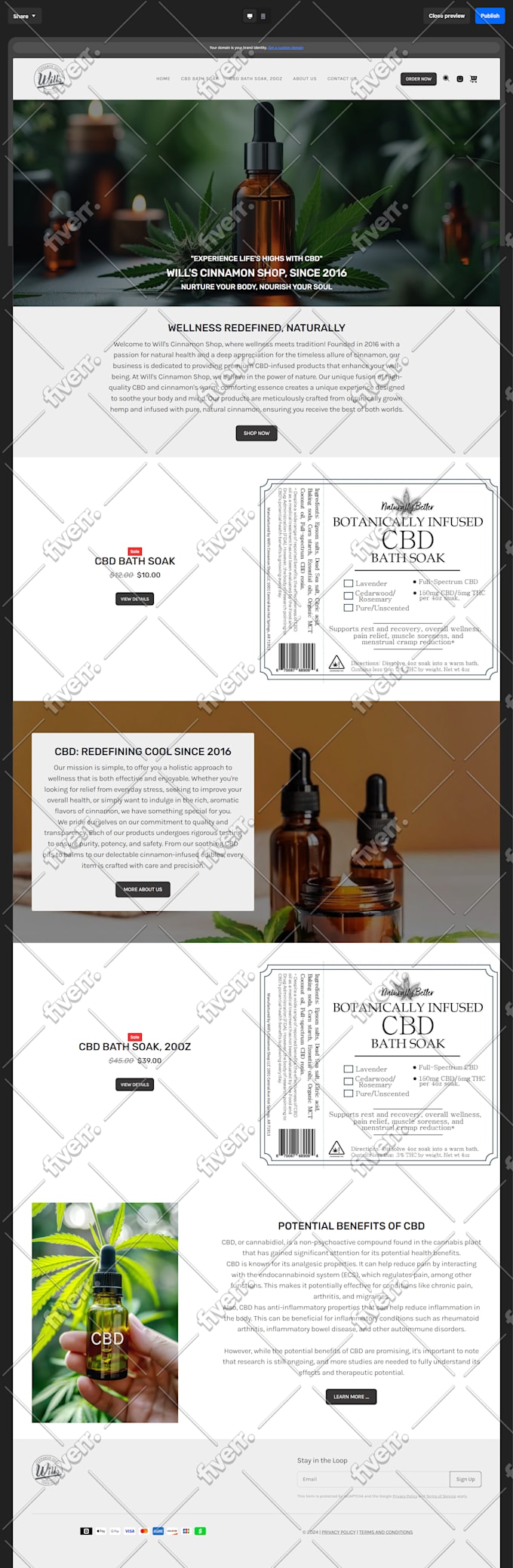 I will square website square online store square website design - Image 9