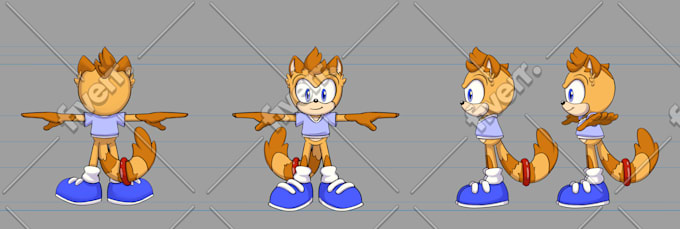 Sonic Fan a créé des personnages féminins