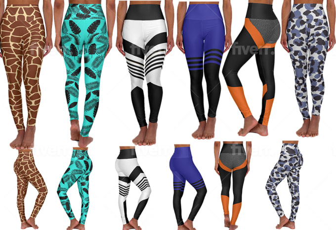 Women's High Waisted Pattern Leggings Capri Length Yoga Pants (Mid-Cal –  Starshine Designs Art