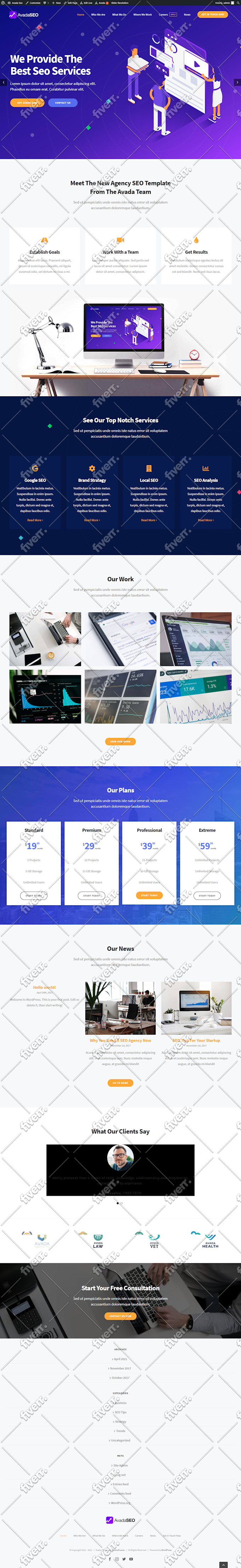 Install and be your divi, avada theme expert and customization by  Developer_miraz | Fiverr