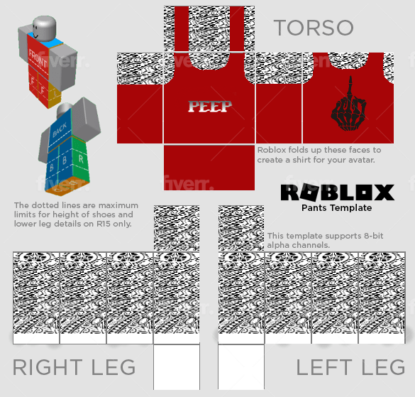 Create you roblox shirt templates by Realvipul Fiverr