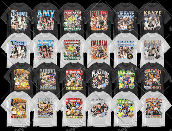 T-shirt Vintage Années 90 Screen Stars - Taille XL, Blanc, Motif étoiles, Occasion Très Bon état