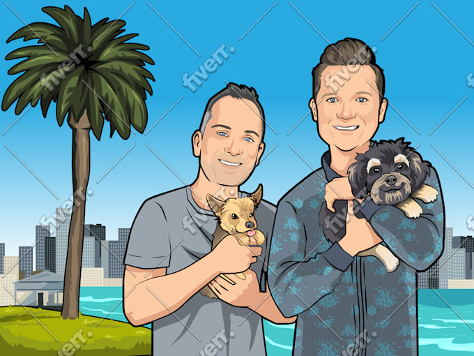 draw a caricature portrait