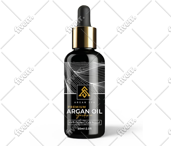 design minimalist cosmetic product label with 3d mockup
