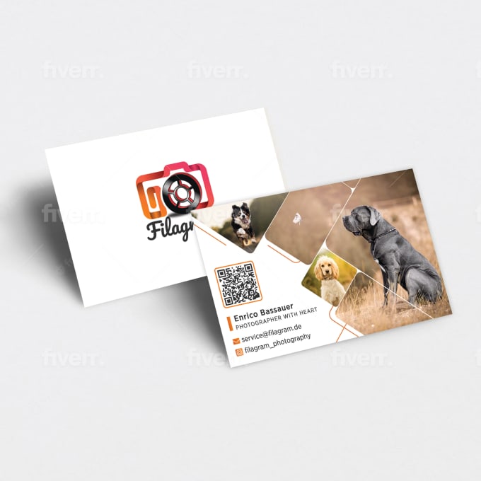 Design photography business card by Pixelsview | Fiverr