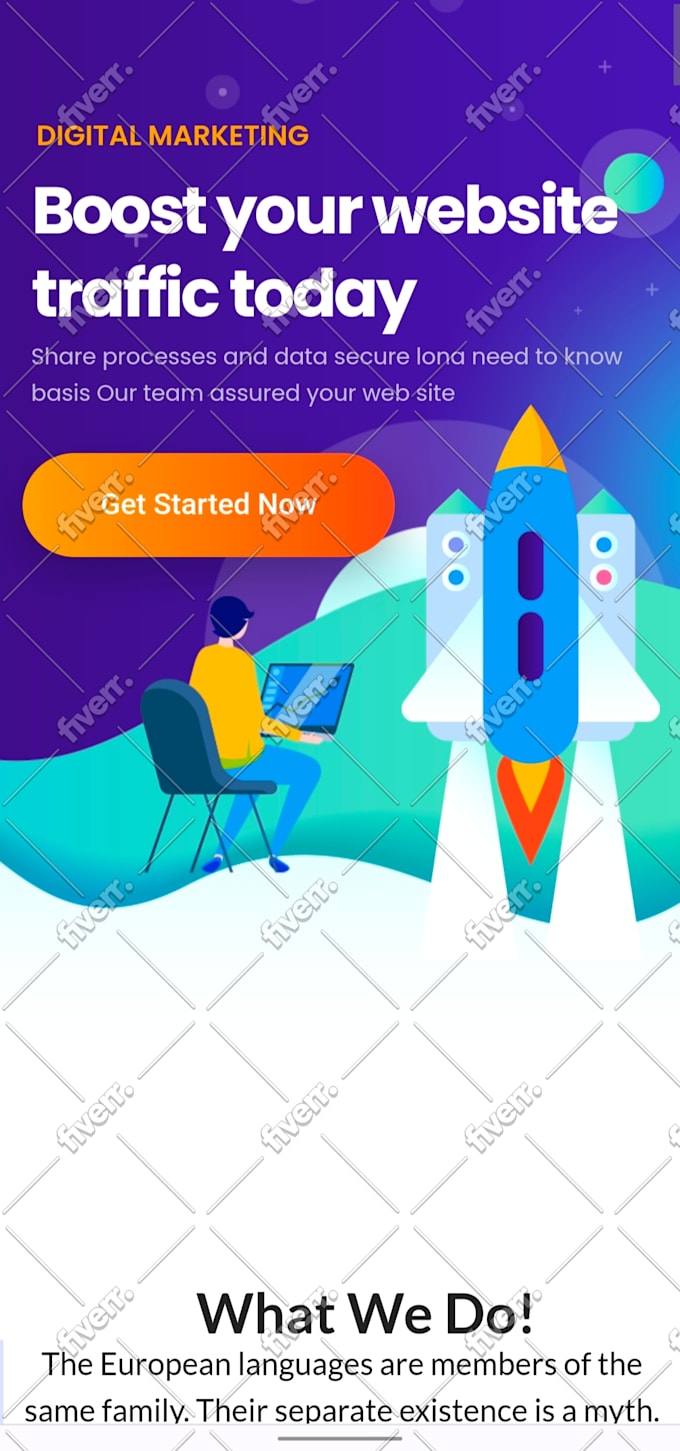 create digital marketing agency website