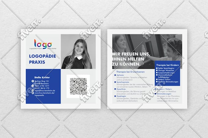 design professional media kit, flyer, brochure