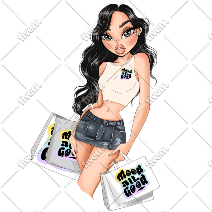 Creat your fashion realistic bratz doll character by Karimdib Fiverr